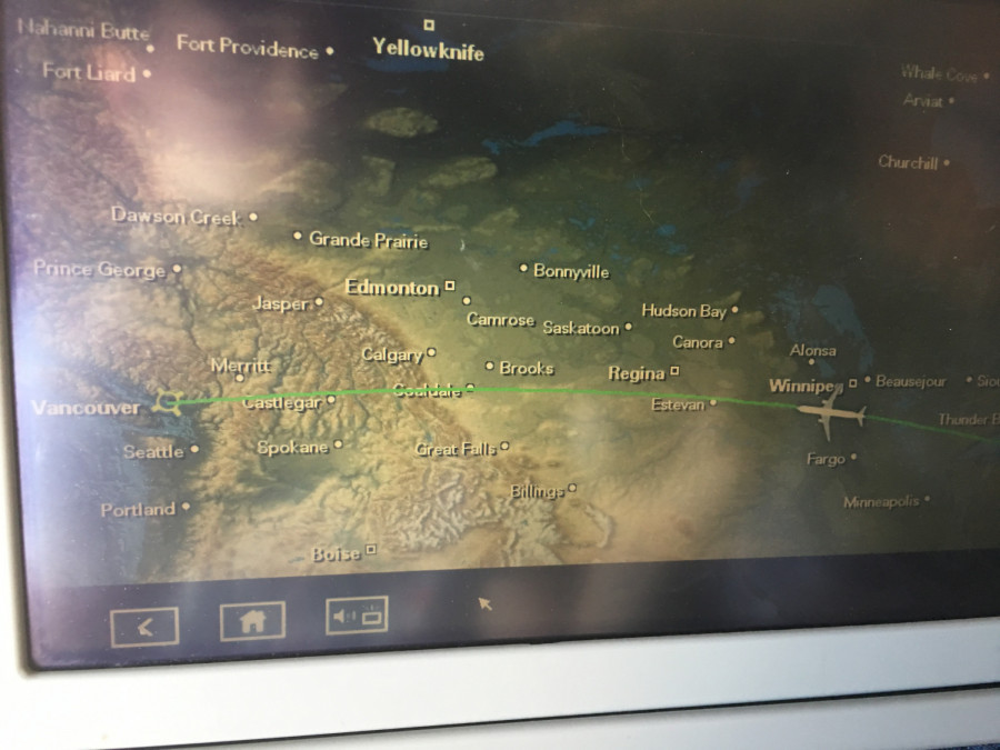 mapa v lietadle
