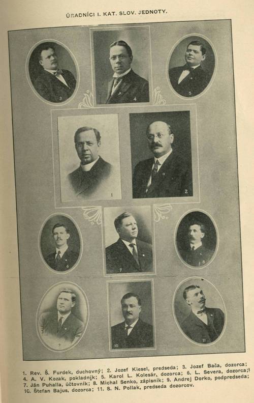 Kalendar 1915 - uradnici Jednoty