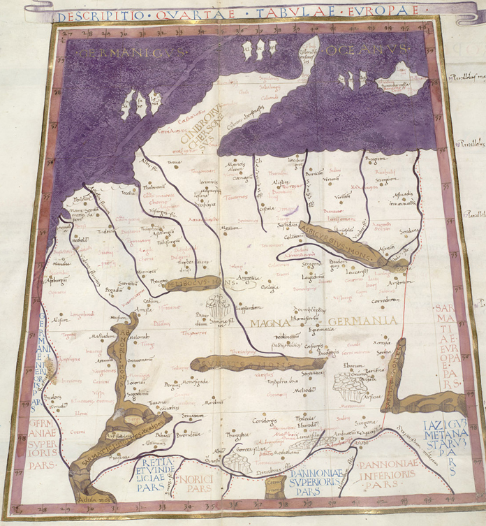 Ptolemajova mapa Europy