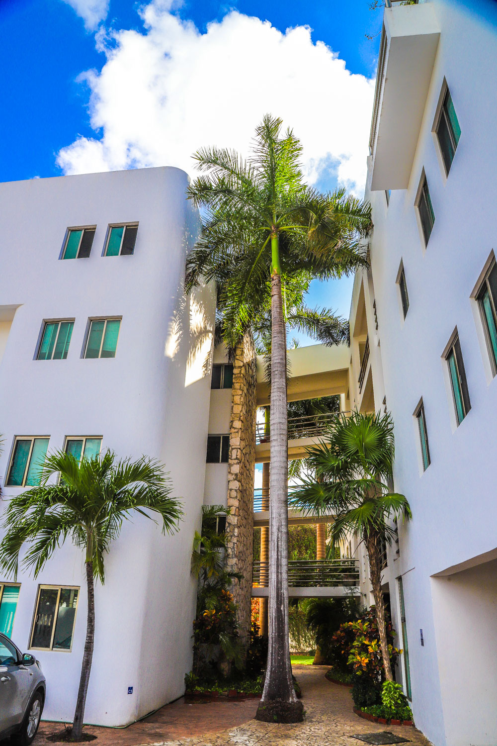 Cancun architektúra s prírodou