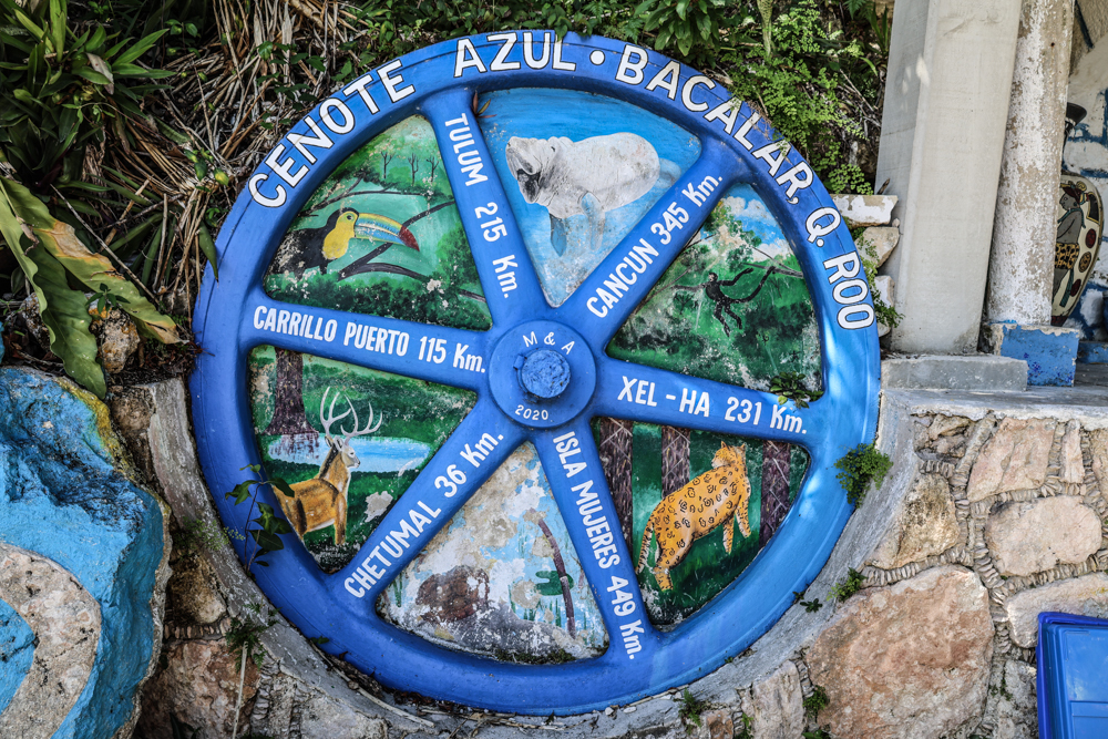 Cenote Azul 345km do Cancunu