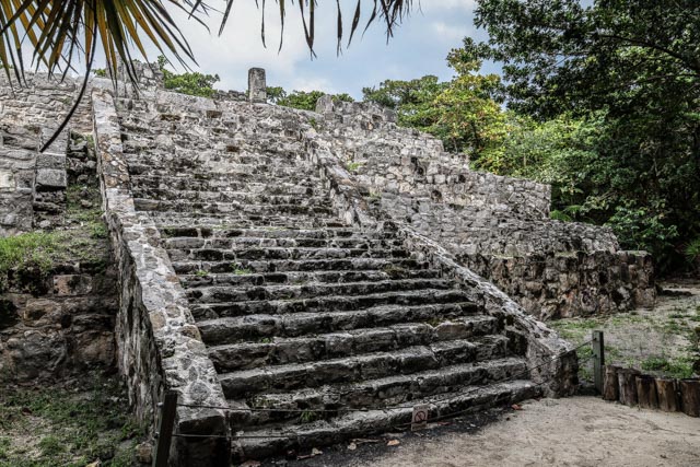 Mayská pyramída v Cancúne